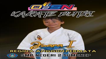 Juara 1 Karate Putri - O2SN Kab - 2025