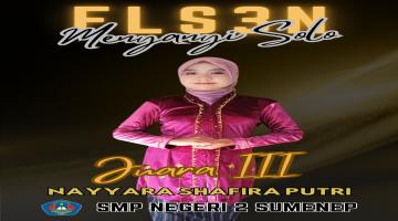 Juara 3 Menyanyi Solo - FLS3N Kab - 2025